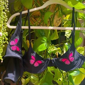 XS pink “molokini set” from Hilwah Swim 🦋